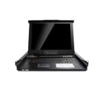 1port/4ports/8ports/16ports 1U Rack Mount 17’’(KVM-1700MU Series) LED KVM drawer