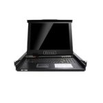 1port/4ports/8ports/16ports 1U Rack Mount 15’’ (KVM-1500MU Series) LED KVM drawer