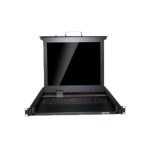 8ports/16ports 1U Rack Mount 19” (IP KVM-1900CB Series) LED KVM Drawer Over IP