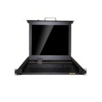 8ports/16ports 1U Rack Mount 19” (IP KVM-1900CB Series) LED KVM Drawer Over IP